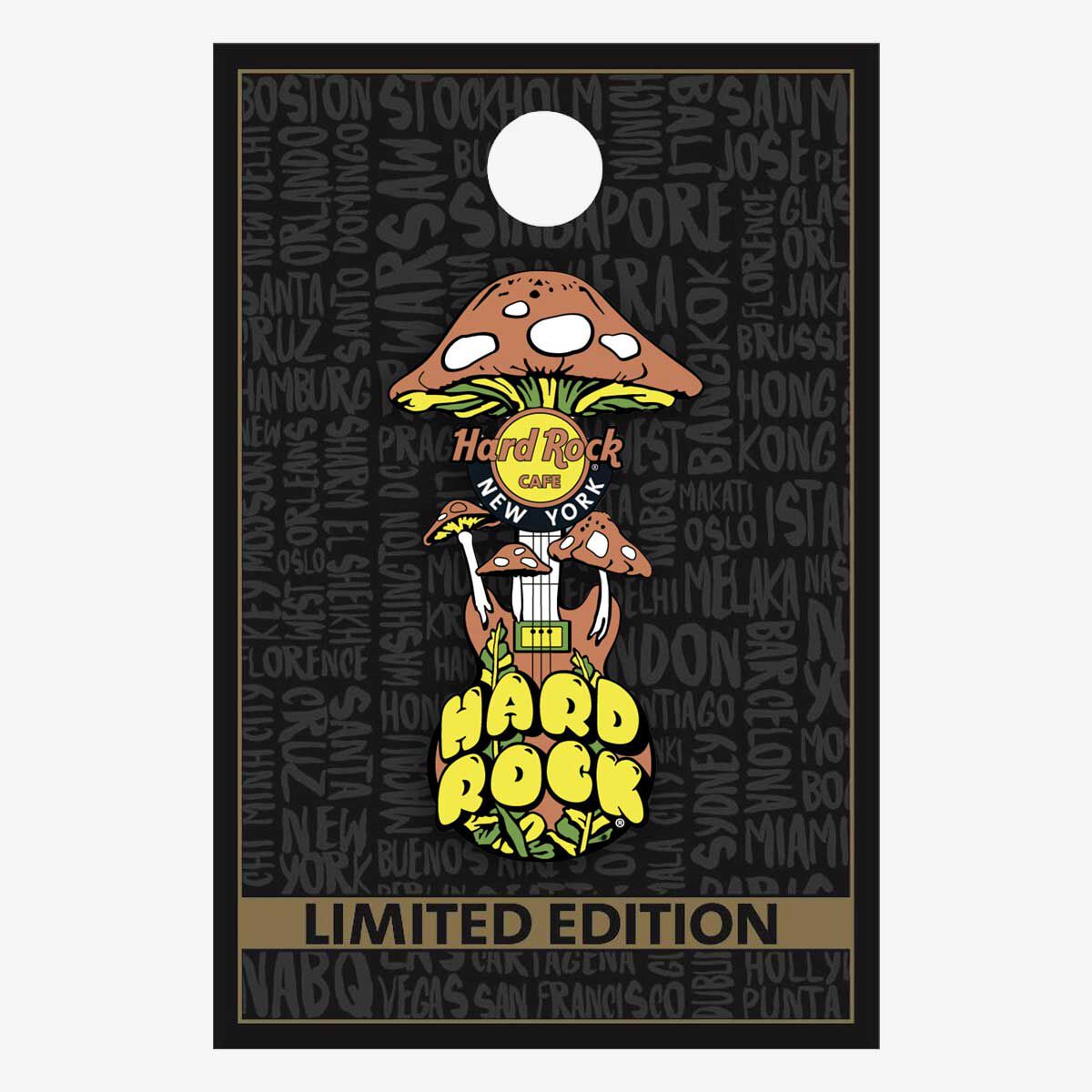 Limited Edition Pin Music Festival Mushroom